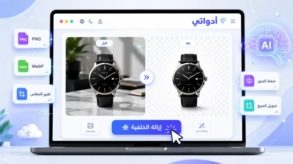 Removing an image background online for product and portrait use