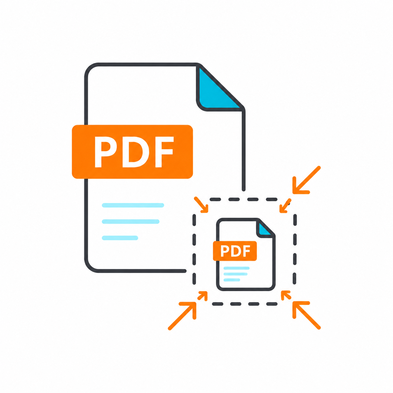 Compress PDF online
