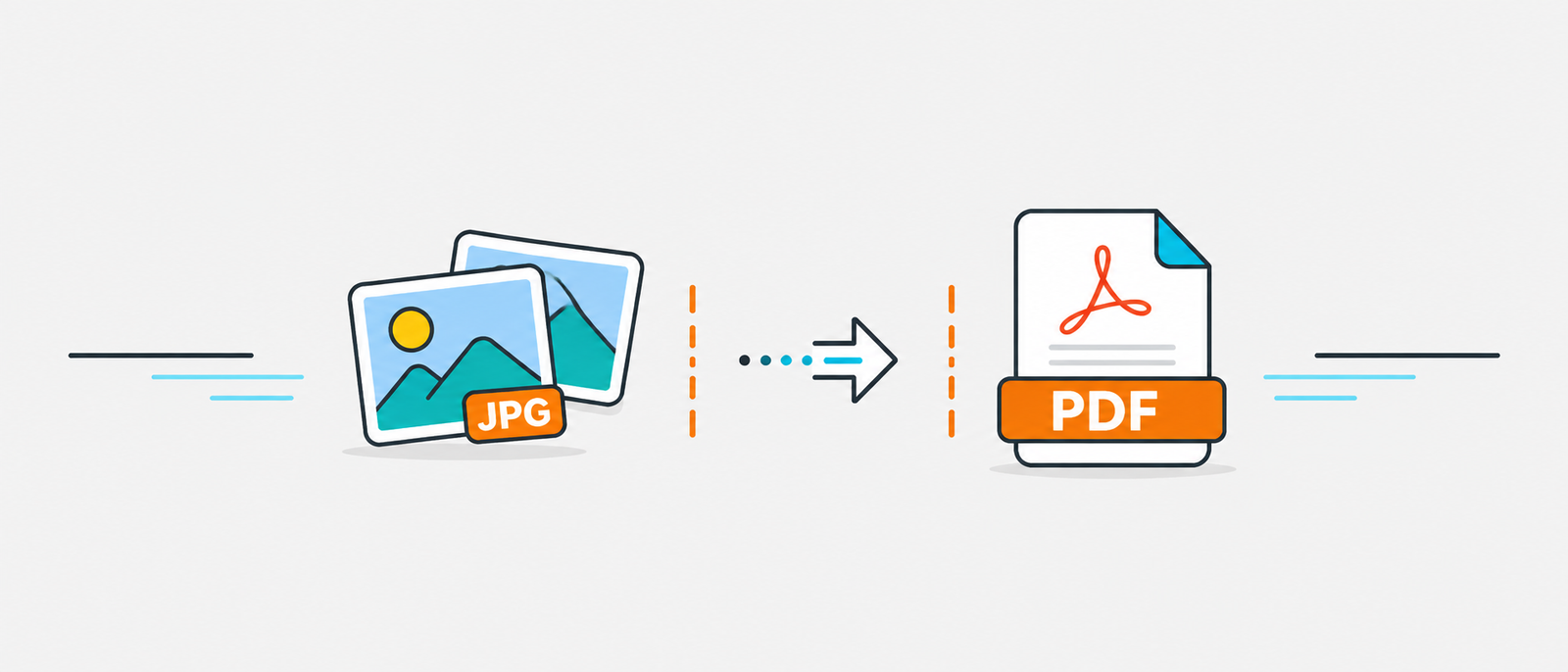 JPG to PDF لتحويل صور JPG إلى ملف PDF واحد مرتب