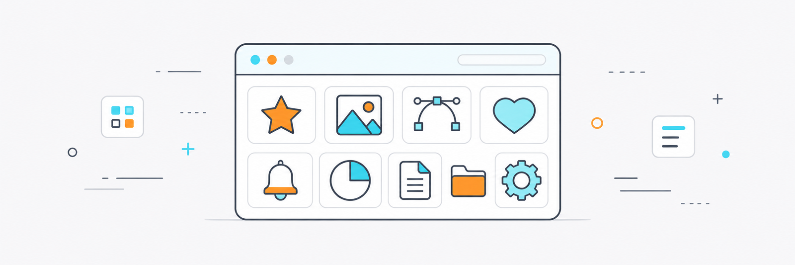 مكتبة أيقونات SVG وPNG للمواقع والتصميم