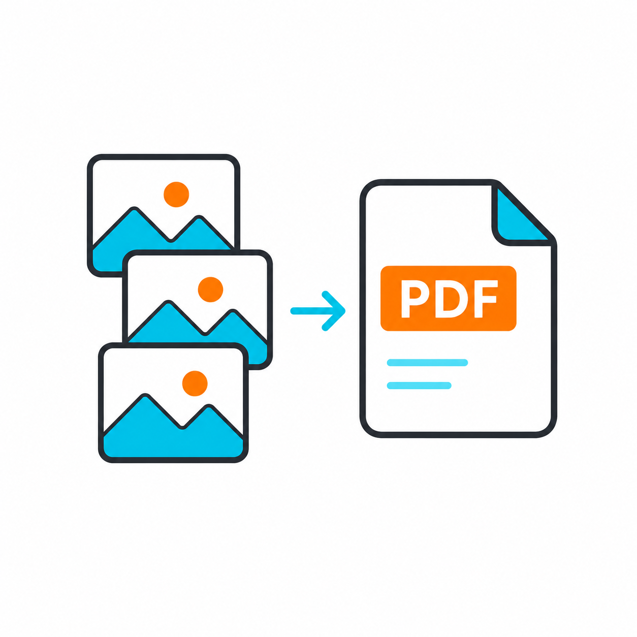 تحويل الصور إلى PDF