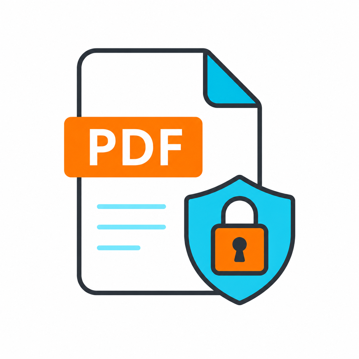 حماية ملف PDF
