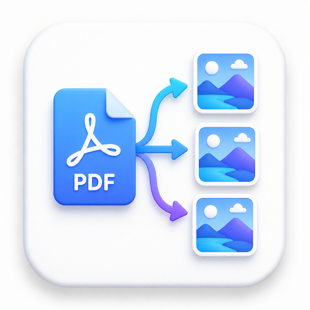 تحويل صفحات PDF إلى صور