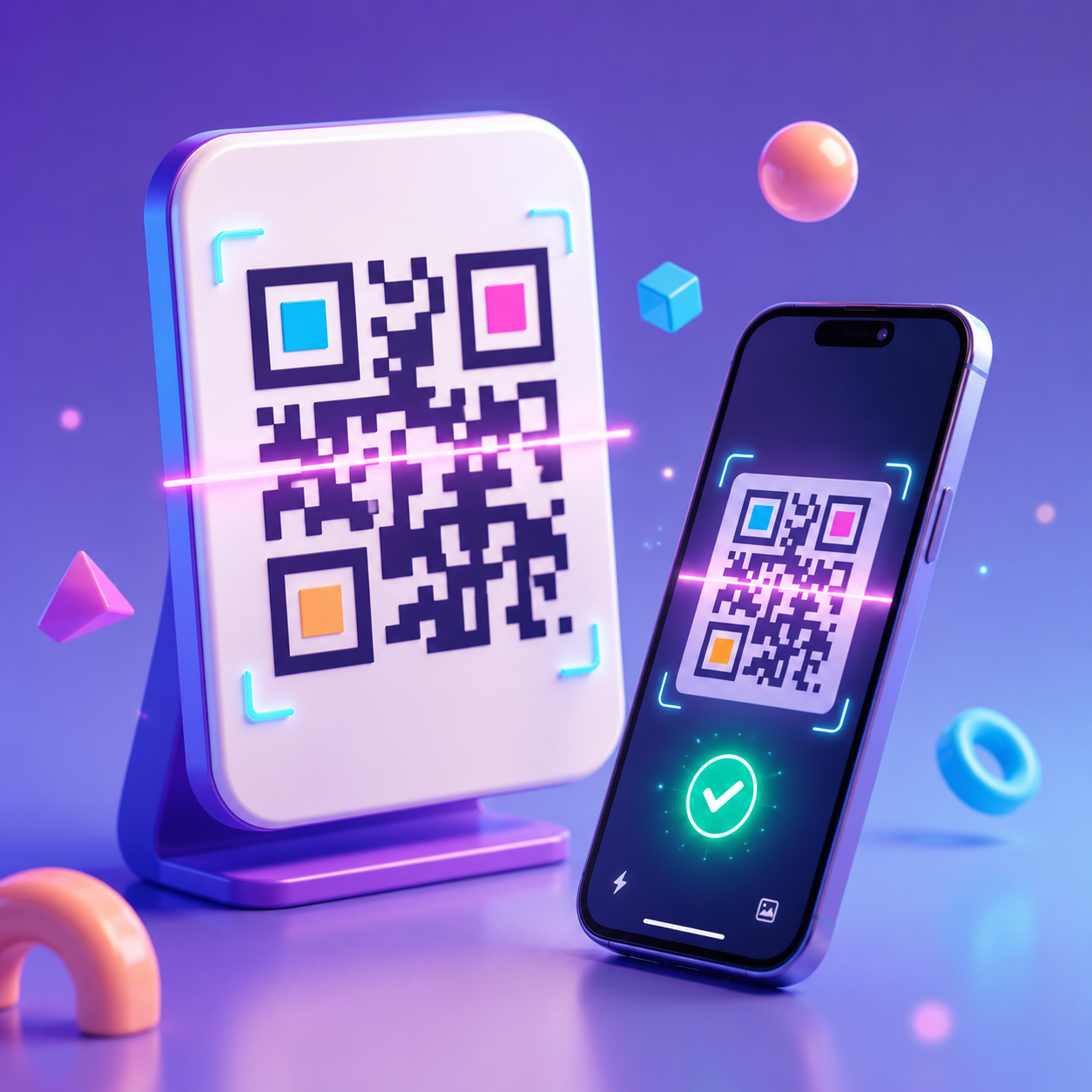 شرح ما هو QR Code وكيف ينقل المستخدم إلى المحتوى بعد مسح الرمز